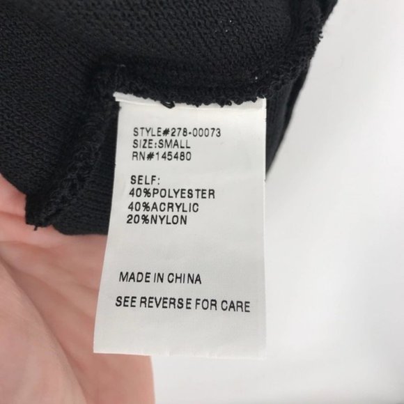 mo : vint Black Shirt Dress with Detail at Hem - Picture 5 of 6